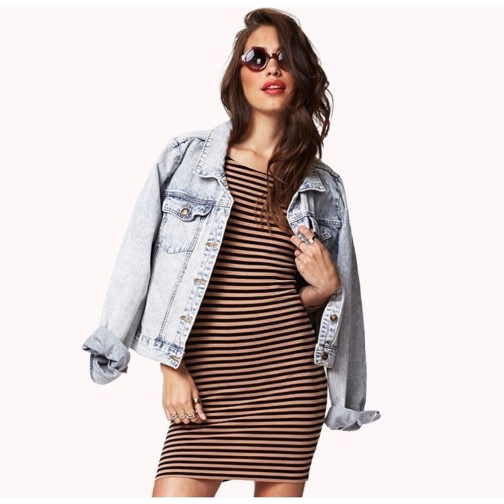 ✨Striped Mini Bodycon Dress✨
